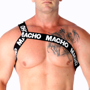MACHO - HARNAIS ROMAIN BLANC L-XL