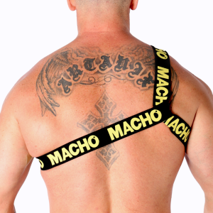 MACHO - HARNAIS ROMAIN BLANC L-XL