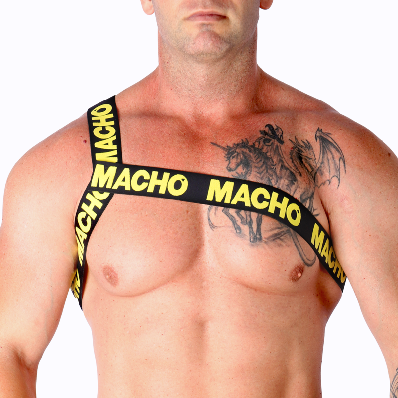 MACHO - HARNAIS ROMAIN BLANC L-XL