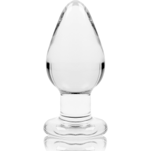 NEBULA SERIES BY IBIZA - PLUG ANAL MODÈLE 3 VERRE BOROSILICATE TRANSPARENT 11 CM -O- 5 CM