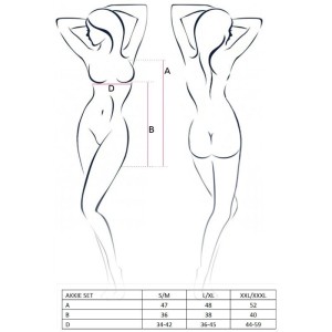 PASSION - FEMME AKKIE ENSEMBLE COSTUME DINFIRMIÈRE S-M