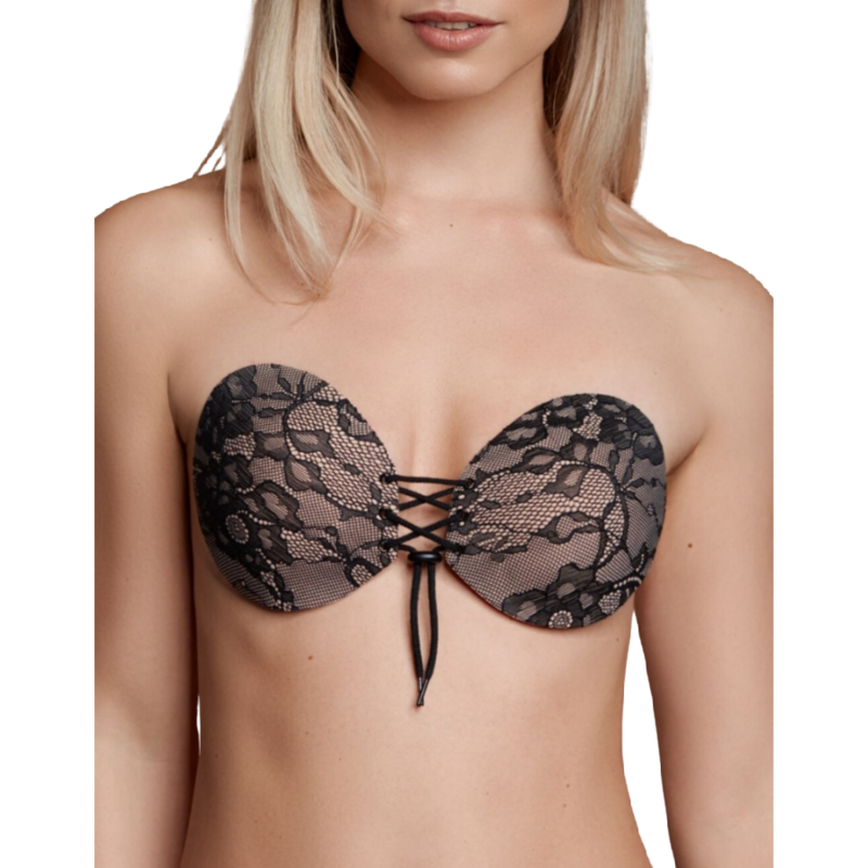 BYE-BRA - SOUTIEN-GORGE ADHÉSIF EMPLACEMENT and BRODERIE BONNET A