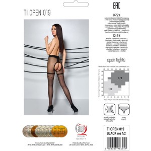 PASSION - TIOPEN 019 COLLANT NOIR 1-2 20 DEN