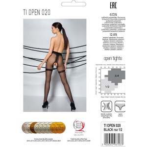 PASSION - TIOPEN 020 COLLANT NOIR 1-2 20 DEN