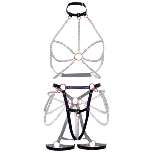 LEG AVENUE - SOUTIEN-GORGE HARNAIS and JARRETIÈRE PERLE S