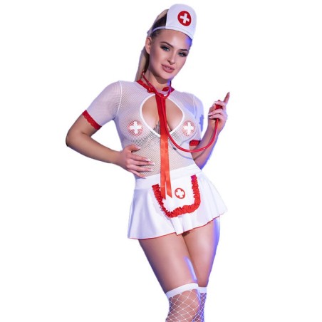 CHILIROSE - CR 4365 COSTUME DINFIRMIÈRE SEXY S-M