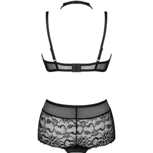 LIVCO CORSETTI FASHION - LINERA FOR THE SENSES COLLECTION SOUTIEN-GORGE CULOTTE NOIR