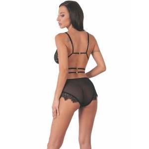 LIVCO CORSETTI FASHION - DREZNA LC 90733 SOUTIEN-GORGE CULOTTE NOIR