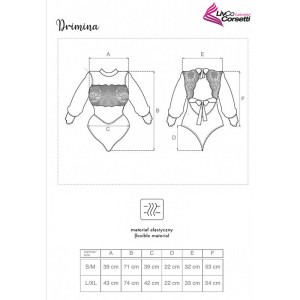 LIVCO CORSETTI FASHION - BODY DRIMINA LC90690 BLEU MARINE S-M