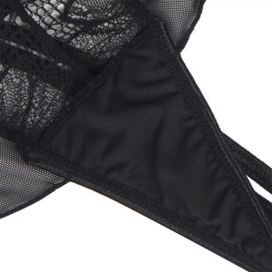 SUBBLIME - TEDDY HALTER NECK DOS NU DENTELLE NOIR S-M
