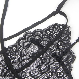 SUBBLIME - COSTUME DE POLICE CORPS EN DENTELLE NOIR S-M