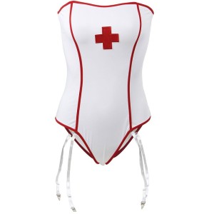 SUBBLIME - COSTUME DINFIRMIÈRE SEXY AVEC TEDDY S-M