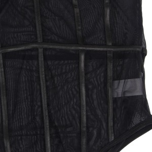SUBBLIME - BODY NOIR BRETELLES CHAÎNE S-M