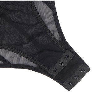 SUBBLIME - BODY NOIR BRETELLES CHAÎNE S-M