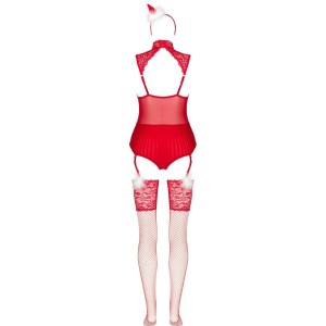LIVCO CORSETTI FASHION - LIMPID SNOWFLAKES LC 90604 BODY BAS BANDEAU DE NOËL S-M