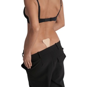 BYE-BRA - TANGA ADHESIVO BEIGE TALLA ÚNICA