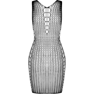 PASSION - BS097 BODYSTOCKING NOIR TAILLE UNIQUE