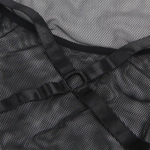 SUBLLIME - ROBE TRANSPARENTE DOS LIQUIDE NOIR S-M