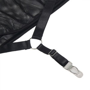 SUBLLIME - ROBE TRANSPARENTE DOS LIQUIDE NOIR S-M