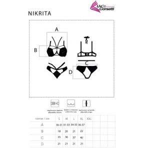 LIVCO CORSETTI FASHION - NIKRITA LC 90647 SOUTIEN-GORGE CULOTTE NOIR S