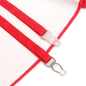 SUBBLIME - 957728 ROBE EN CUIR À FERMETURE ÉCLAIR EN DENTELLE ROUGE S-M