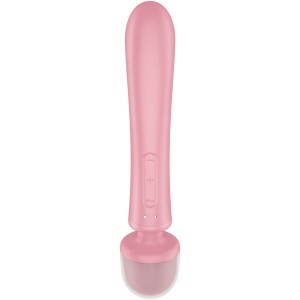 SATISFYER - MASSEUR VIBRATEUR LAPIN TRIPLE LOVER ROSE