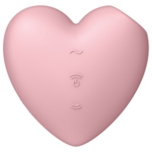 SATISFYER - CUTIE HEART STIMULATEUR ET VIBRATEUR DE PULSE DAIR BLEU