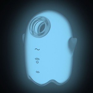 SATISFYER - GLOWING GHOST AIR PULSE and VIBRATEUR BLANC