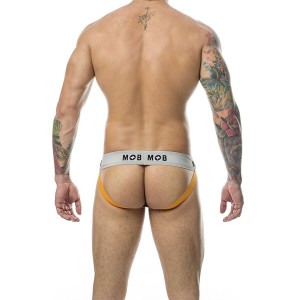 MOB - JOCK CLASSIQUE À RAYURES ORANGE TAILLE L