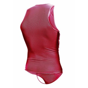 MOB - BODY TRANSPARENT ROUGE TAILLE L-XL