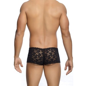 MOB - BOXER EN DENTELLE NOIRE TAILLE L-XL