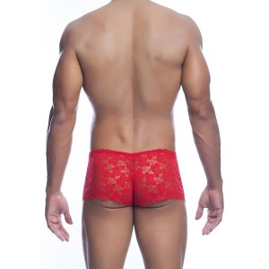 MOB - BOXER EN DENTELLE ROUGE TAILLE L-XL