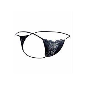 MOB - STRING EN DENTELLE NOIRE TAILLE L-XL