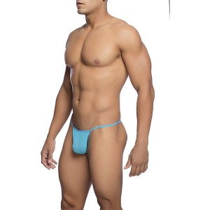 MOB - STRING TRANSPARENT EN T AQUA TAILLE L-XL