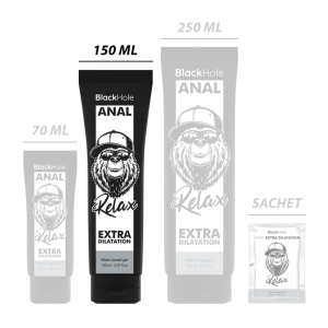 BLACK HOLE - GEL À BASE DEAU DILATATION ANALE 150 ML