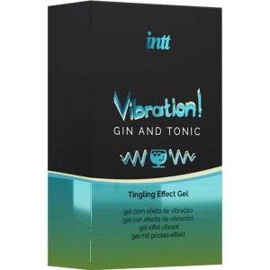 INTT - GEL VIBRATEUR LIQUIDE PUISSANT STIMULANT INTIME GIN and TONIC 15ML