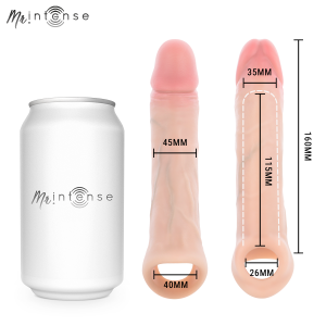 MR INTENSE - ARNOLD L VIBRATEUR MANCHON PÉNIS EN SILICONE AVEC TÉLÉCOMMANDE 16 CM -Ø- 4,5 CM