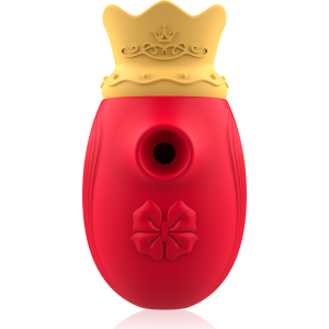 INTENSE - STIMULATEUR CLITORIS 10 MODES DASPIRATION ET DE LÉCHAGE - ROUGE