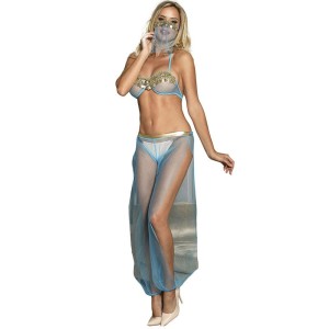 SUBBLIME - ENSEMBLE LINGERIE BLEU STYLE INDIEN S-M