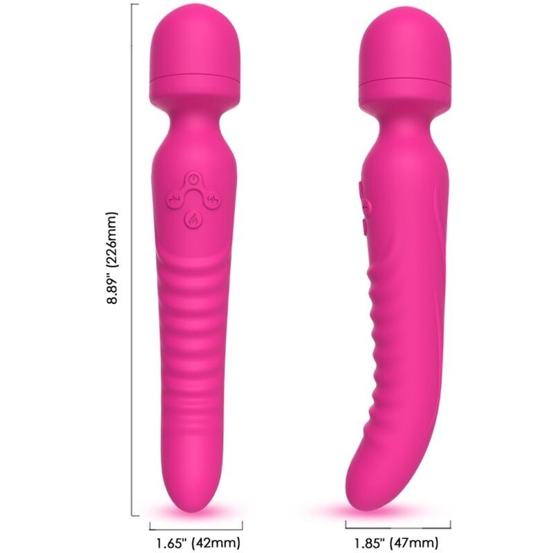 ARMONY - MISSION MASSAGER and VIBRATEUR EFFET CHALEUR FUCHSIA