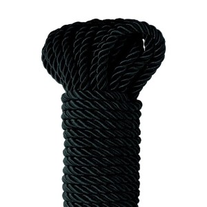 FETISH FANTASY SERIES - CORDE DE SOIE NOIRE DE LUXE 9,75 M