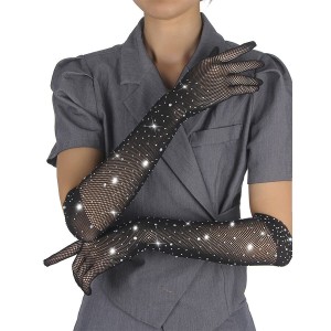 SUBBLIME - 957469GANTS SHINE TRANSPARENTS NOIRS S-M