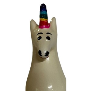 CONDOMERIE - PRÉSERVATIFS FANTAISIE PEINTS À LA MAIN LICORNE ARC-EN-CIEL