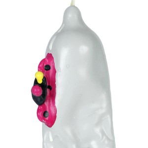 CONDOMERIE - PRÉSERVATIFS FANTAISIE PEINTS À LA MAIN MOTO XL