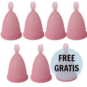 NINA KIKÍ - COUPE MENSTRUELLE ROSE TAILLE S 6 1 GRATUITE