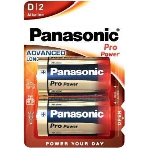 PANASONIC - PILE ALCALINE D PRO POWER LR20 BLISTER2
