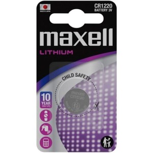MAXELL - PILE BOUTON AU LITHIUM CR1220 3V BLISTER1