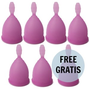 NINA KIKÍ - COUPE MENSTRUELLE VIOLET TAILLE L 6 1 GRATUITE