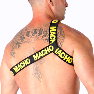 MACHO - HARNAIS ROMAIN JAUNE S-M