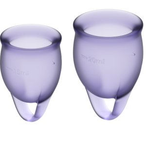 SATISFYER - COUPE MENSTRUELLE FEEL CONFIDENT VIOLET 15 20 ML
